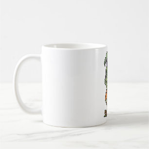 Zombie-Garten-Gnom lustige Halloween-Kunst Kaffeetasse