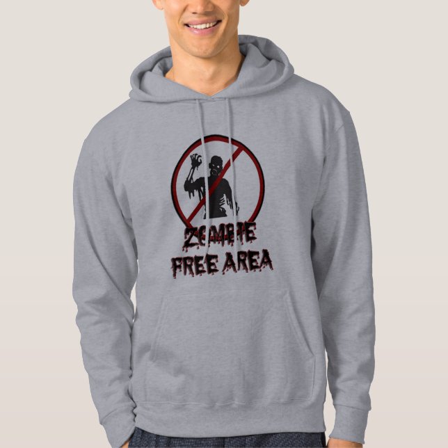 Zombie geben Hoodie frei (Vorderseite)