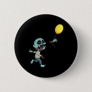 Zombie Geburtstagsballon - Lustiger süßer Zombie-K Button