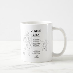 Zombie gegen Baby-Tasse Tasse
