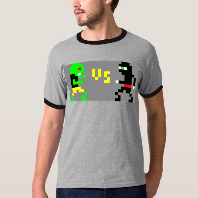 Zombie gegen Ninja T-Shirt (Vorderseite)
