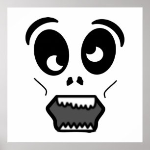 ZOMBIE-GESICHT POSTER