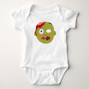 Zombie-Gesichtsausdrücke Baby Strampler