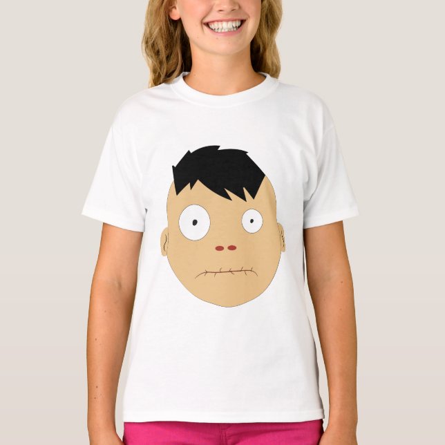 Zombie-Gesichtsausdrücke T-Shirt (Vorderseite)
