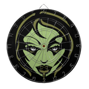 Zombie Girl Dartboard Cool Halloween Zombie Darts Dartscheibe