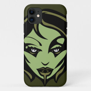 Zombie Girl iPhone Case Cool Zombie Kunstgeschenke