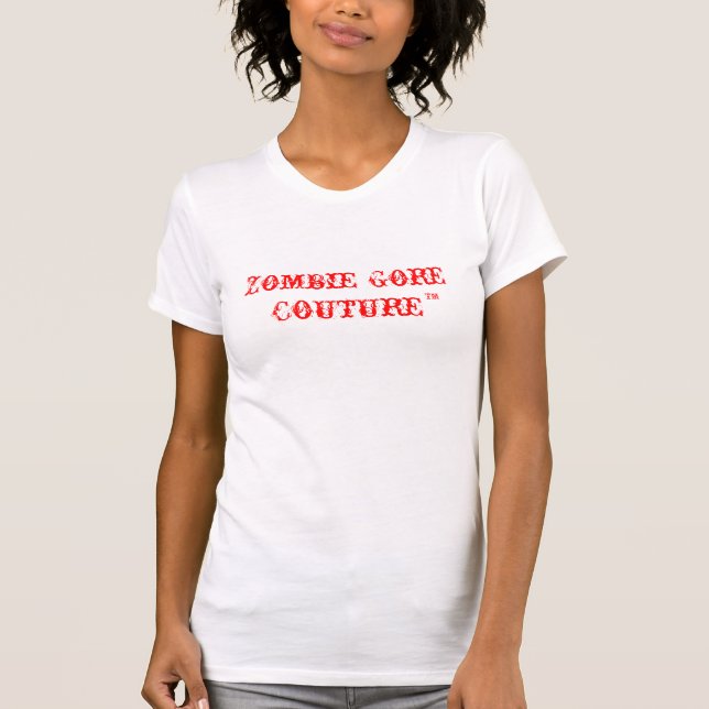 Zombie-Gore-Couture-Schläger T-Shirt (Vorderseite)