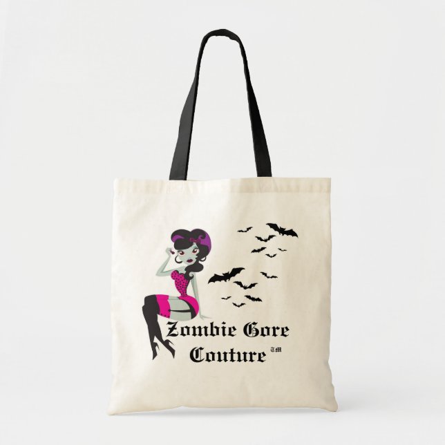 Zombie-Gore-Couture-Schläger-Tasche Tragetasche (Vorne)