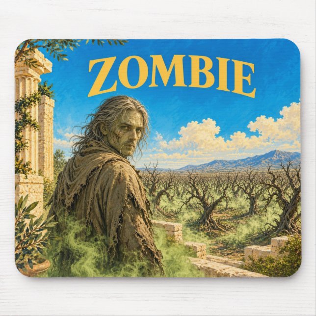Zombie, Gothic Fantasy Monster Mousepad (Vorne)