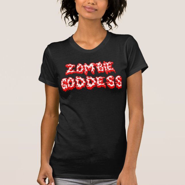 Zombie-Göttin T-Shirt (Vorderseite)