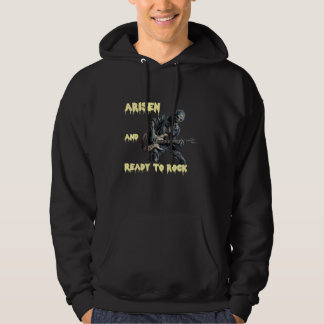 Zombie Guitar Player Musician Hoodie