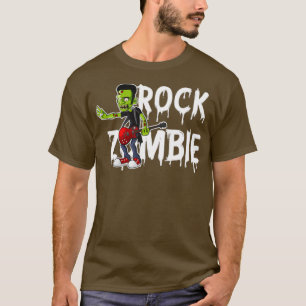 Zombie Guitar Untot Halloween Music T-Shirt