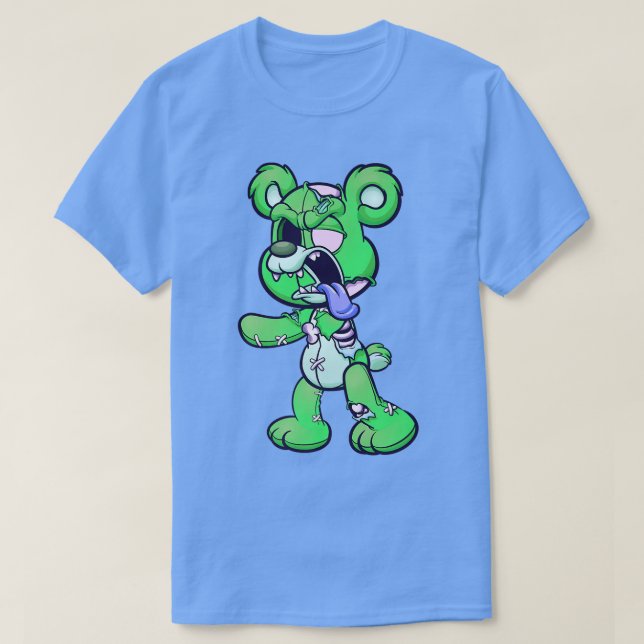 Zombie Gummy Bär Gummy Bären Premium T-Shirt (Design vorne)