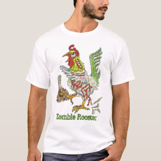Zombie-Hahn-Huhn-Halloween-Kunst T-Shirt