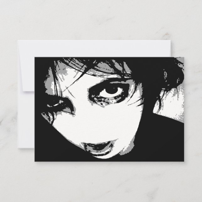 Zombie-halloween-Einladung Einladung (Vorderseite)