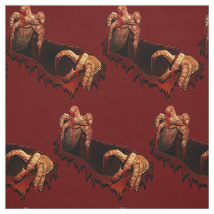 Zombie Halloween Fabric Custom Halloween Stoffe
