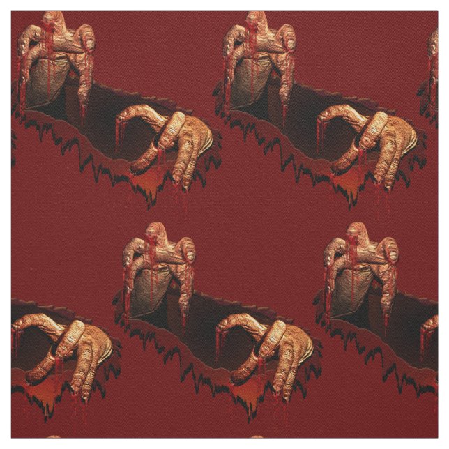 Zombie Halloween Fabric Custom Halloween Stoffe (Muster)