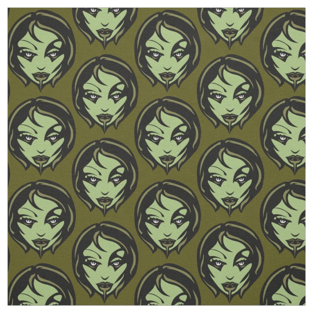 Zombie Halloween Fabric Halloween Stoffe Custom (Muster)
