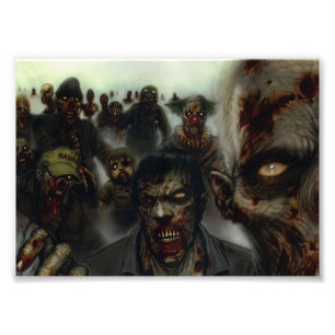 Zombie-Halloween-Foto-Druck Fotodruck