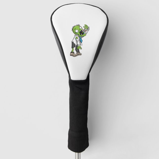 Zombie Halloween Golf Headcover (Vorderseite)