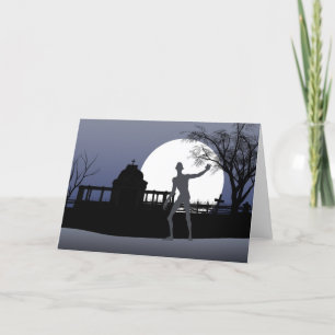 Zombie Halloween Karte