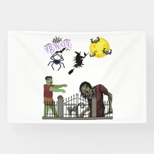 Zombie Halloween Land 4x6 Vinylbanner Banner