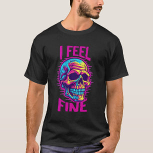 Zombie Halloween Zeichnend ich fühle mich gut T-Shirt