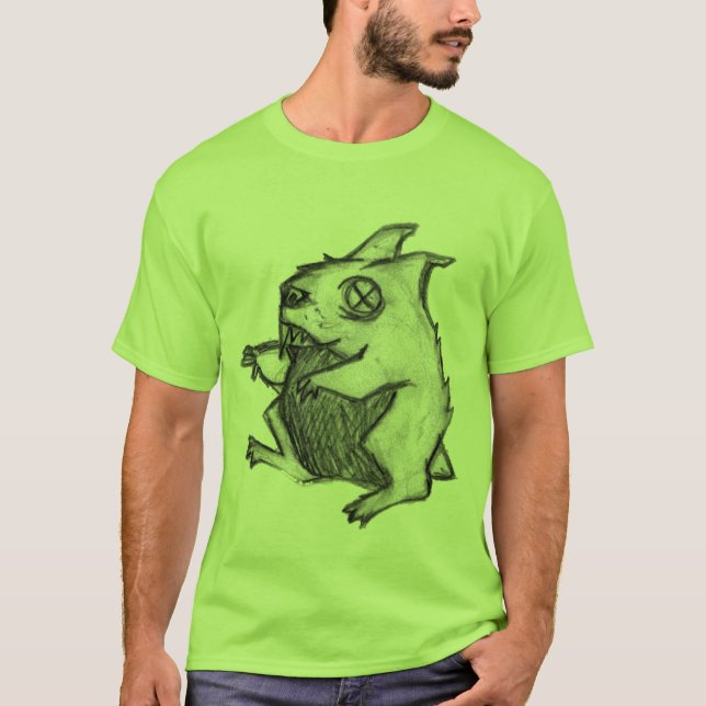 Zombie-Hamster T-Shirt (Vorderseite)