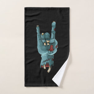 Zombie Hand Funny Halloween Rocker Rocker leicht Handtuch