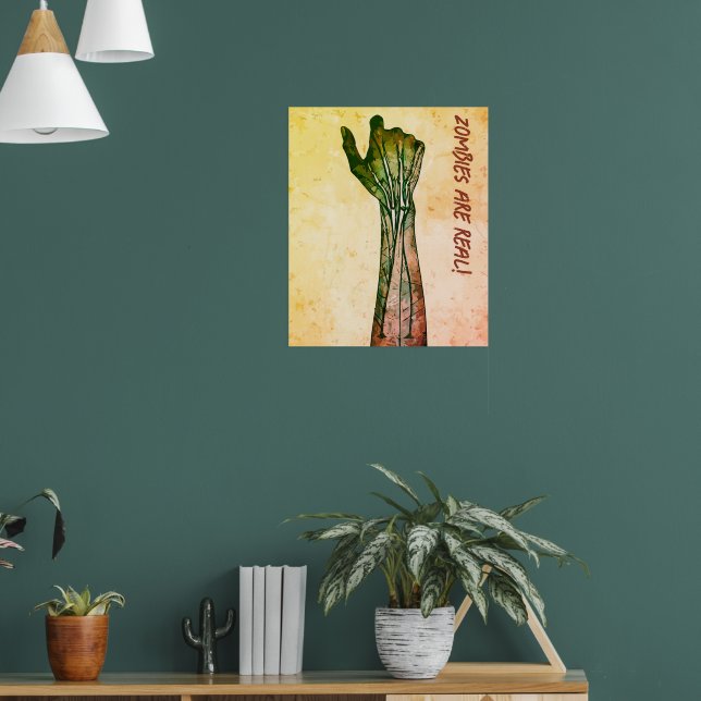 Zombie Hand Poster (Wohnzimmer 1)