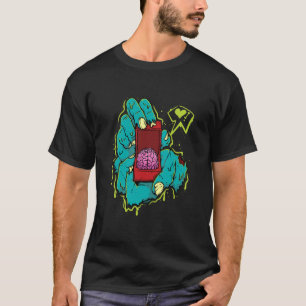 Zombie Hand Wedding Vorschlag Verlobten Paar Puns  T-Shirt