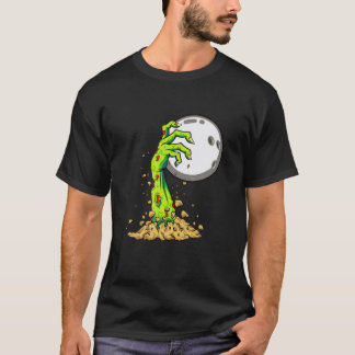 Zombie Hands Bowling Halloween Costume Sport Liebe T-Shirt