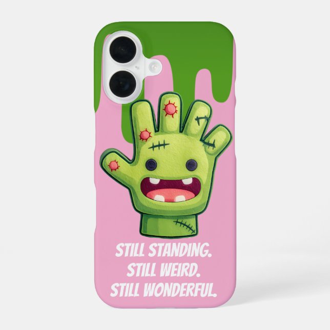 Zombie Handy Case iPhone 16 Hülle (Rückseite)