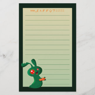Zombie-Häschen Briefpapier