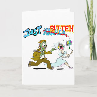Zombie hat gerade geheiratet ankündigung