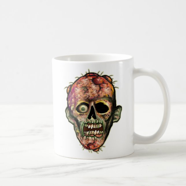 Zombie-Hauptkaffee-Tasse Tasse (Rechts)