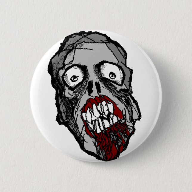 Zombie-Hauptknopf Button (Vorderseite)