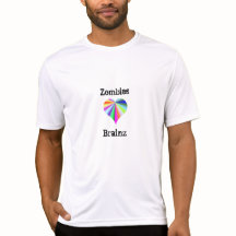 Zombie-Herz Brainz T - Shirt