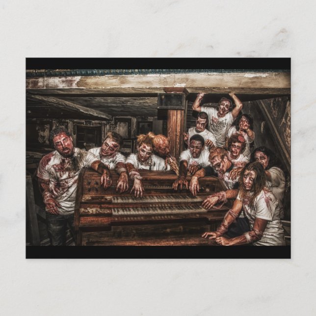 Zombie-Hit-Parade Postkarte (Vorderseite)