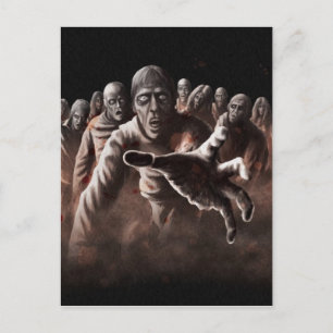 Zombie Horde Postkarte