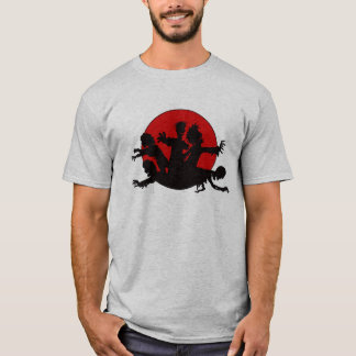 Zombie-Horden-Silhouette T-Shirt