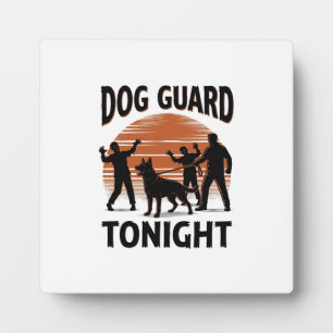 Zombie-Hunde-Patrouille Vintage-Halloween-Shirt_1 Fotoplatte