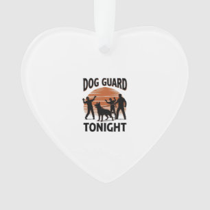 Zombie-Hunde-Patrouille Vintage-Halloween-Shirt_1 Ornament