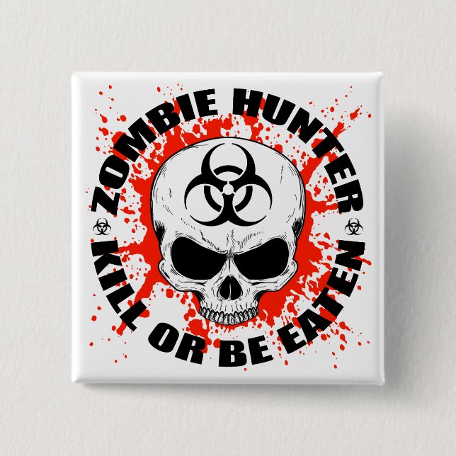 Zombie Hunter 3 Button (Vorderseite)
