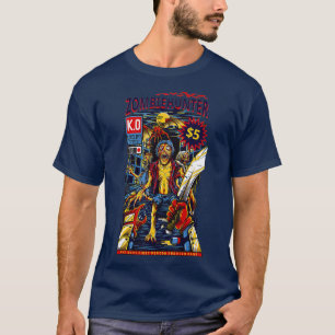 Zombie Hunter Comic Book Design für Halloween T-Shirt