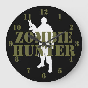ZOMBIE HUNTER GROßE WANDUHR