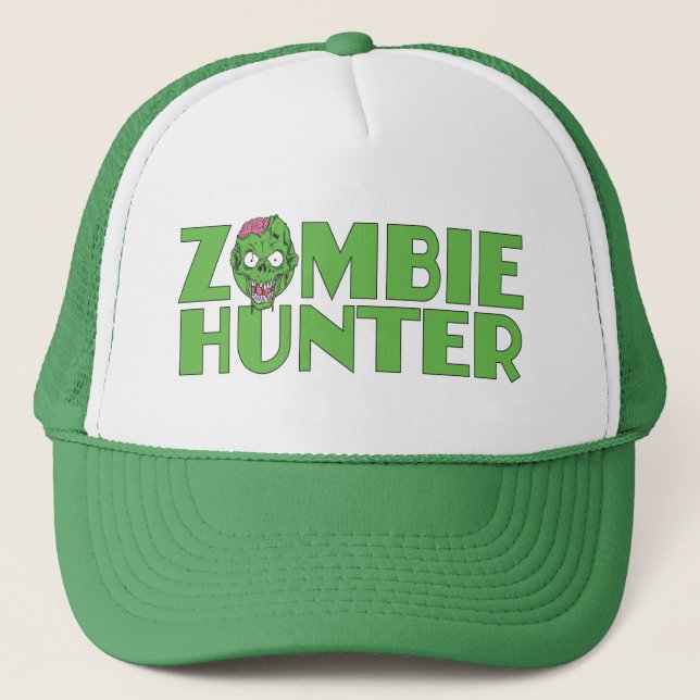 Zombie Hunter hats Truckerkappe (Vorderseite)