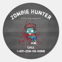 Zombie Hunter mit Spritzer Creepy Cool