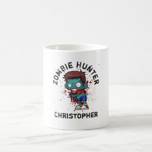 Zombie Hunter mit Spritzer Creepy Cool Tasse