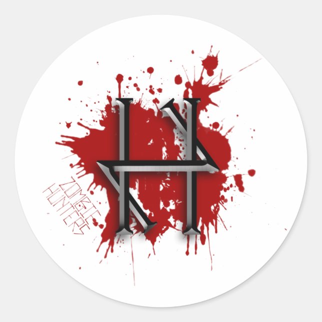 Zombie Hunter Stickers (Vorderseite)